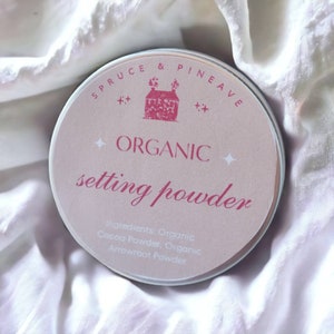 Vegan Face Powder | Translucent Setting Powder | Organic Setting Powder for Medium to Light Complexion