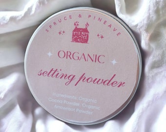 Vegan Face Powder | Translucent Setting Powder | Organic Setting Powder for Medium to Light Complexion