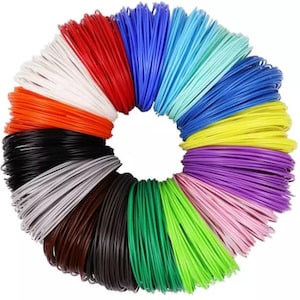 3d Pen Filament 30 Colors, 1.75mm Pla Refills, 3d Pen Printing Colors For  Art Creation, High Precision Diameter, 10 Feet Per Color, Total 300 Feet, C