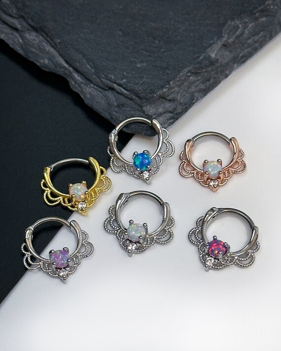 Jewelled septum deals ring