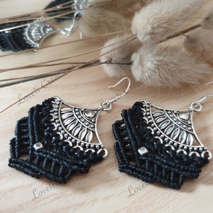 Holgy Earrings / Micro Macrame Earrings / Micro Macrame Set