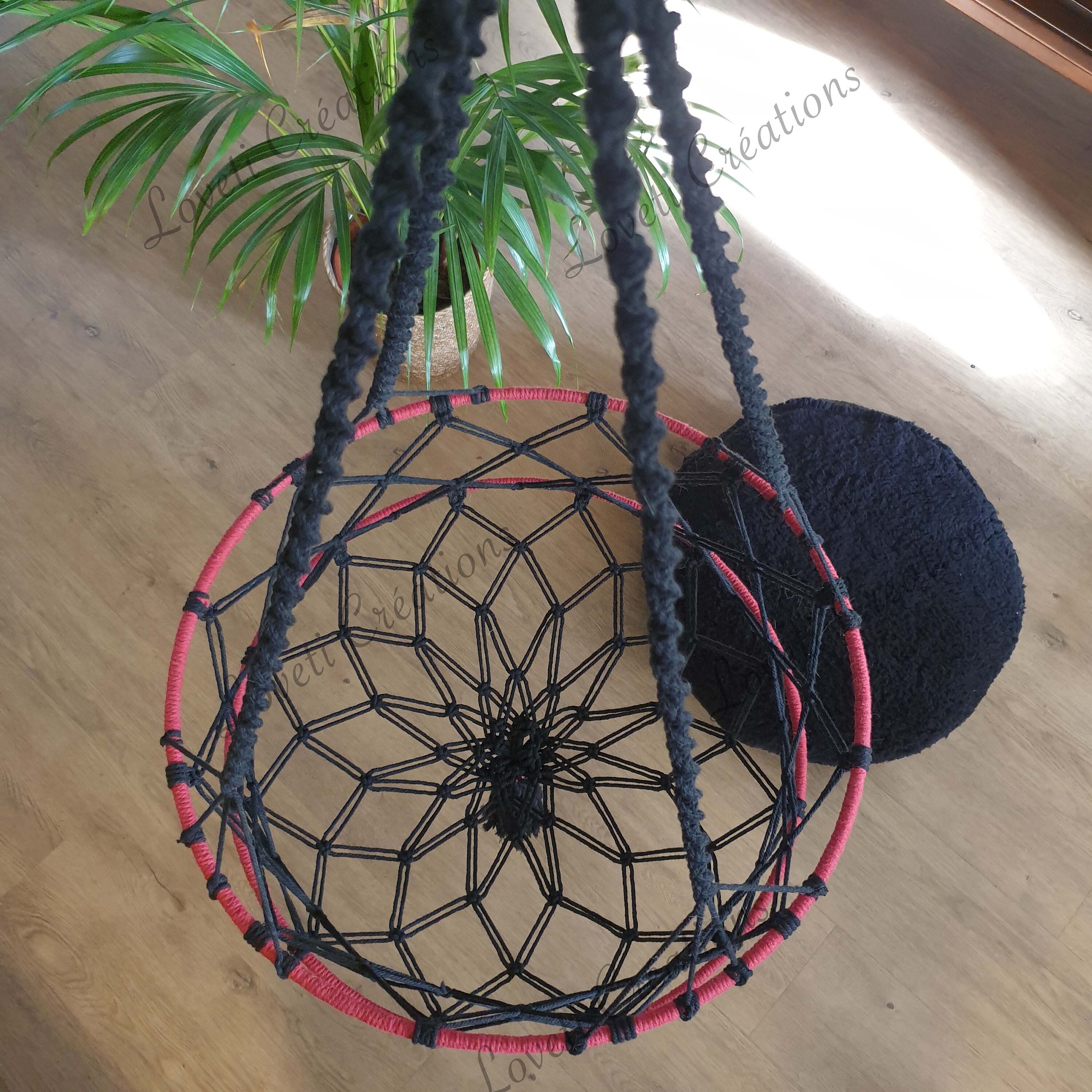 Hamac Pour Chat En Macramé/Panier
