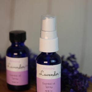 Lavender Essential Oil Spray