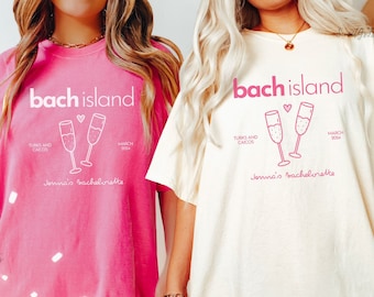 Bachelorette Party Shirts, Bach Island Tshirts, Bachelorette Island, Lover Bachelorette Shirt, Custom Bach Tshirt, Luxury Bachelorette Merch