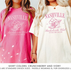 Custom Nashville Bachelorette Shirts, Bachelorette Cocktail Club Tshirts, Personalized Bride Shirt, Custom Social Club Shirt, Nash Bash Tees