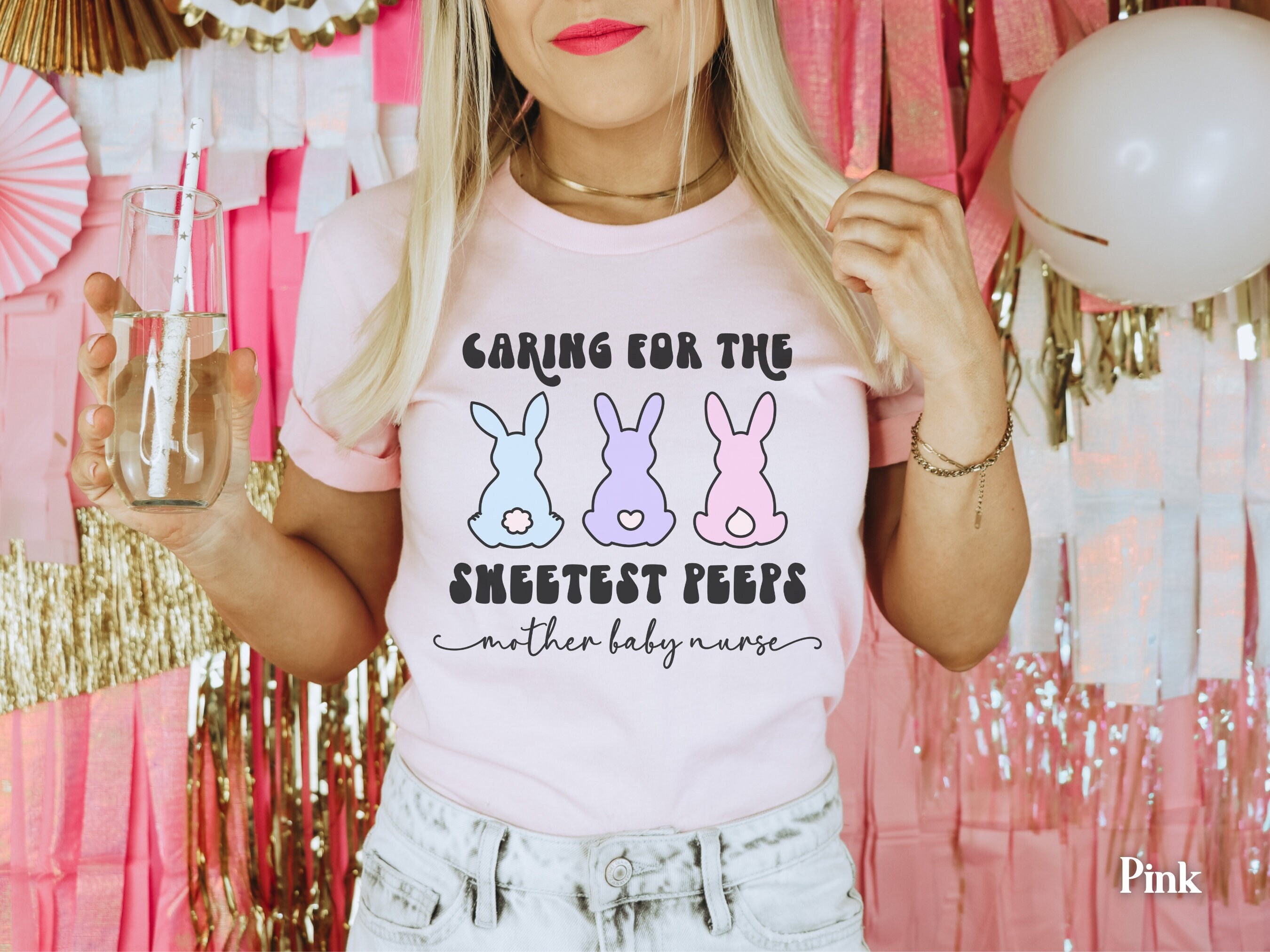 Mother Baby Nurse Easter Shirt Postpartum Registered Nurse Etsy