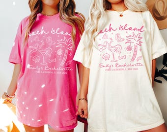 Bachelorette Party Shirts, Bach Island Tshirts, Bachelorette Island, Lover Bachelorette Shirt, Custom Bach Tshirt, Luxury Bachelorette Merch