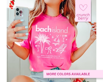 Bachelorette Party Shirts, Bach Island Tshirts, BachIsland Shirts, Lover Bachelorette Shirts, Custom Bach Tshirts, Luxury Bachelorette Merch
