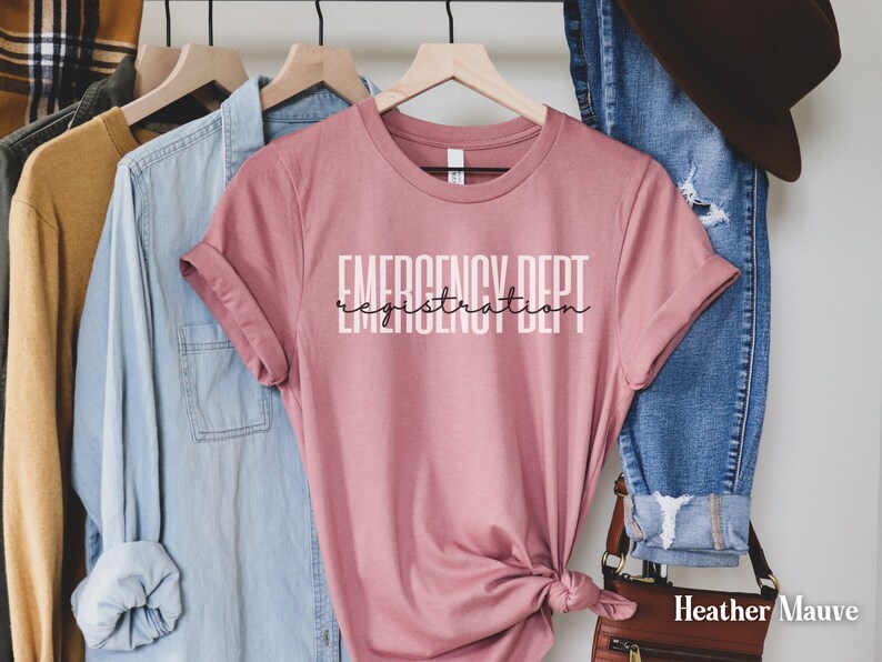 Emergency Department Registration Shirt ER Registration ED Etsy