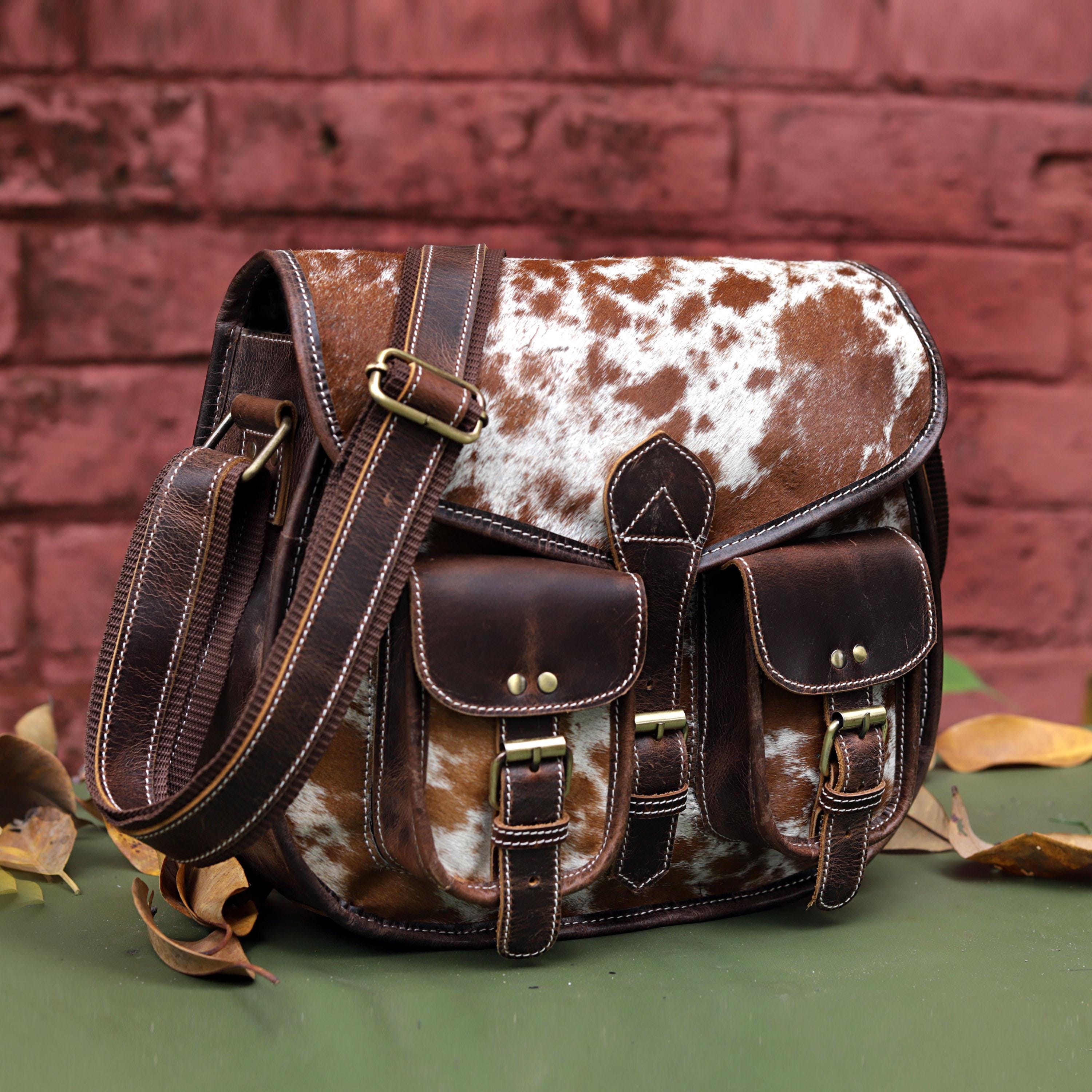 Cowhide Camera Bag - Etsy