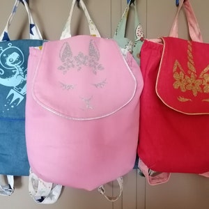 Sac à dos maternelle / sac à dos / sac enfant / crèche  / nounou / école