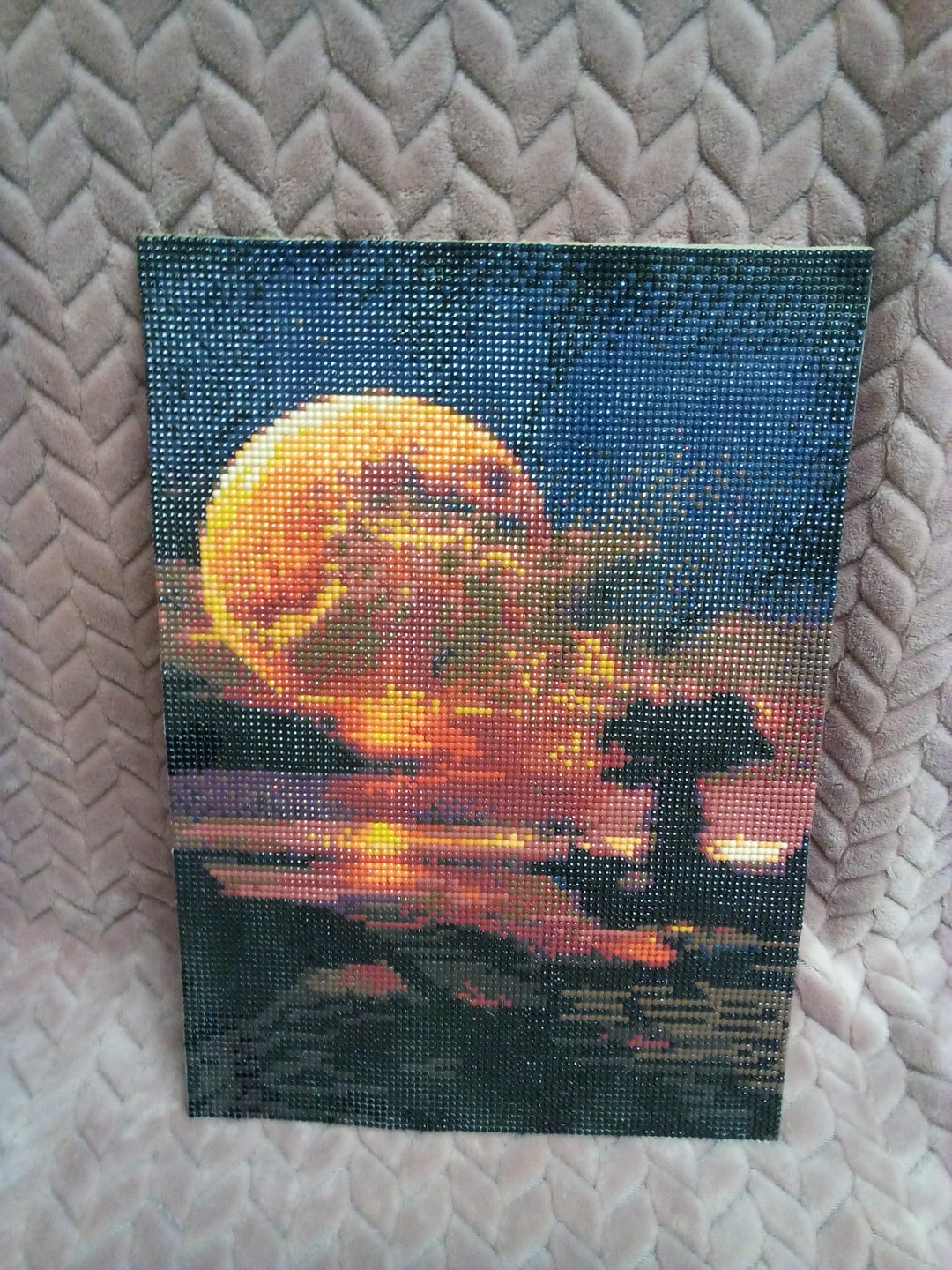 Moon Finished Diamond Art Painting - Etsy