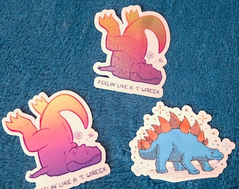 Prehistoric Pack (Set of 3 Dinosaur Stickers)