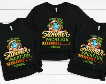 Custom Family Vacation Shirts: Matching Summer Trip Tees