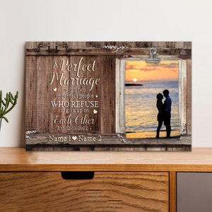 Personalized Wedding Picture Frame Gift For Couple, Personalized Wedding Gift, Bridal Shower Gift, Photo Frame, Picture Frames Gift, Item