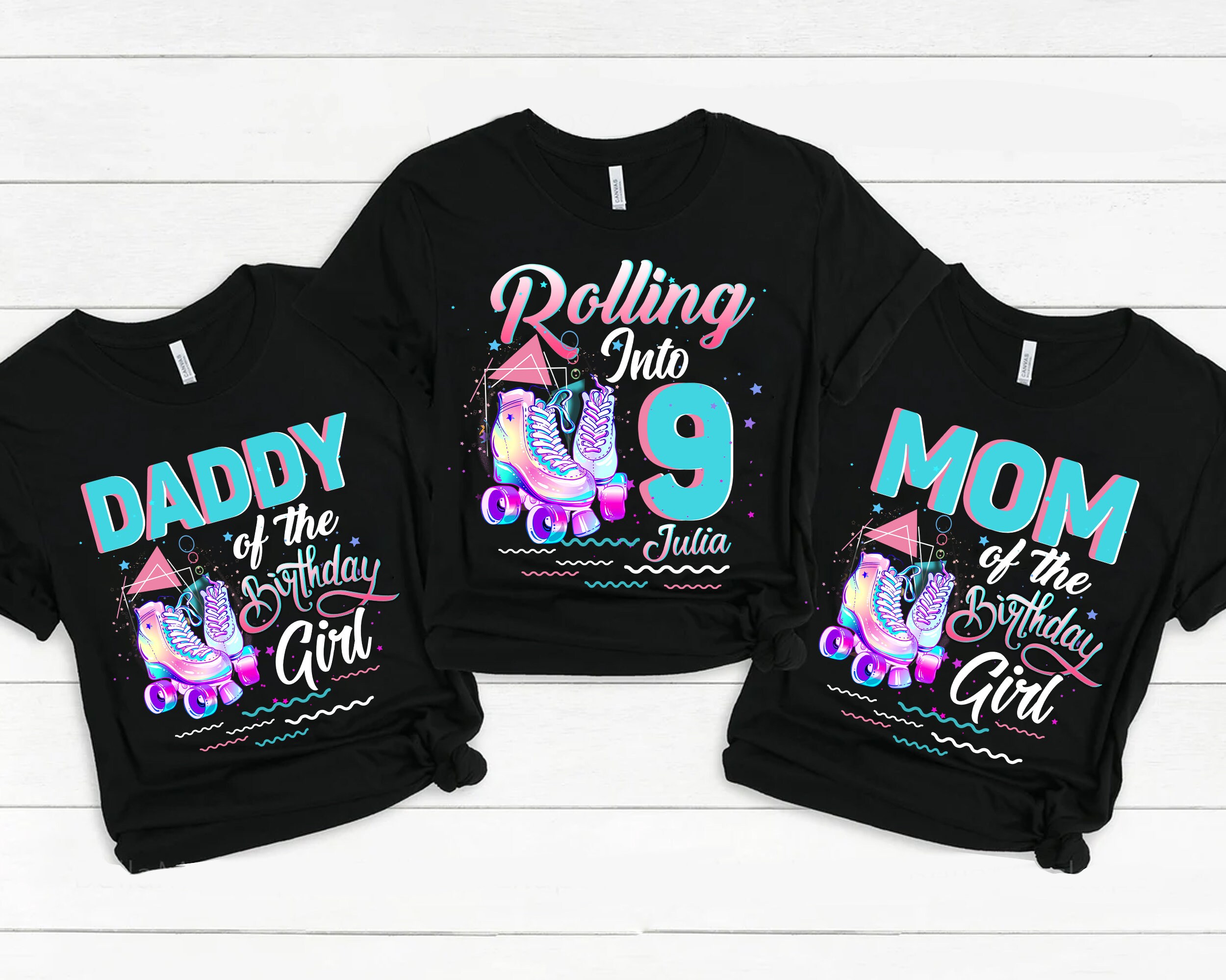 Personalized Skate Birthday Shirt, Rolling Skates, Skating Birthday Shirt, Roller Skate Outfit, Roller Skating Birthday,Roller Skating Shirt