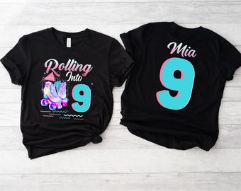 Personalized Roller Skate Birthday Shirt: Skating Party Outfit