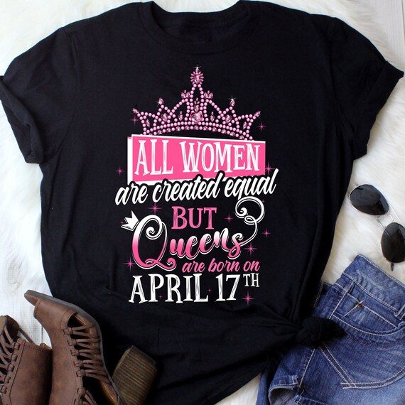 Womens Queens Are Born On May 17th Date T Shirt Birthday Girl Tee Womens Queens Are Born On May 17th Date T Shirt Birthday Girl Tee