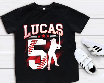 Personalized Baseball Birthday Boy, Baseball, Birthday Shirt, Custom Birthday Shirt, Baseball Birthday, Baseball Birthday Shirt