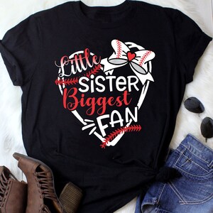 Personalized Baseball Sister Shirt, Baseball Sister, Game Day Shirt, Gift for Sister, Sports Sister Shirt, Baseball Sister Shirts