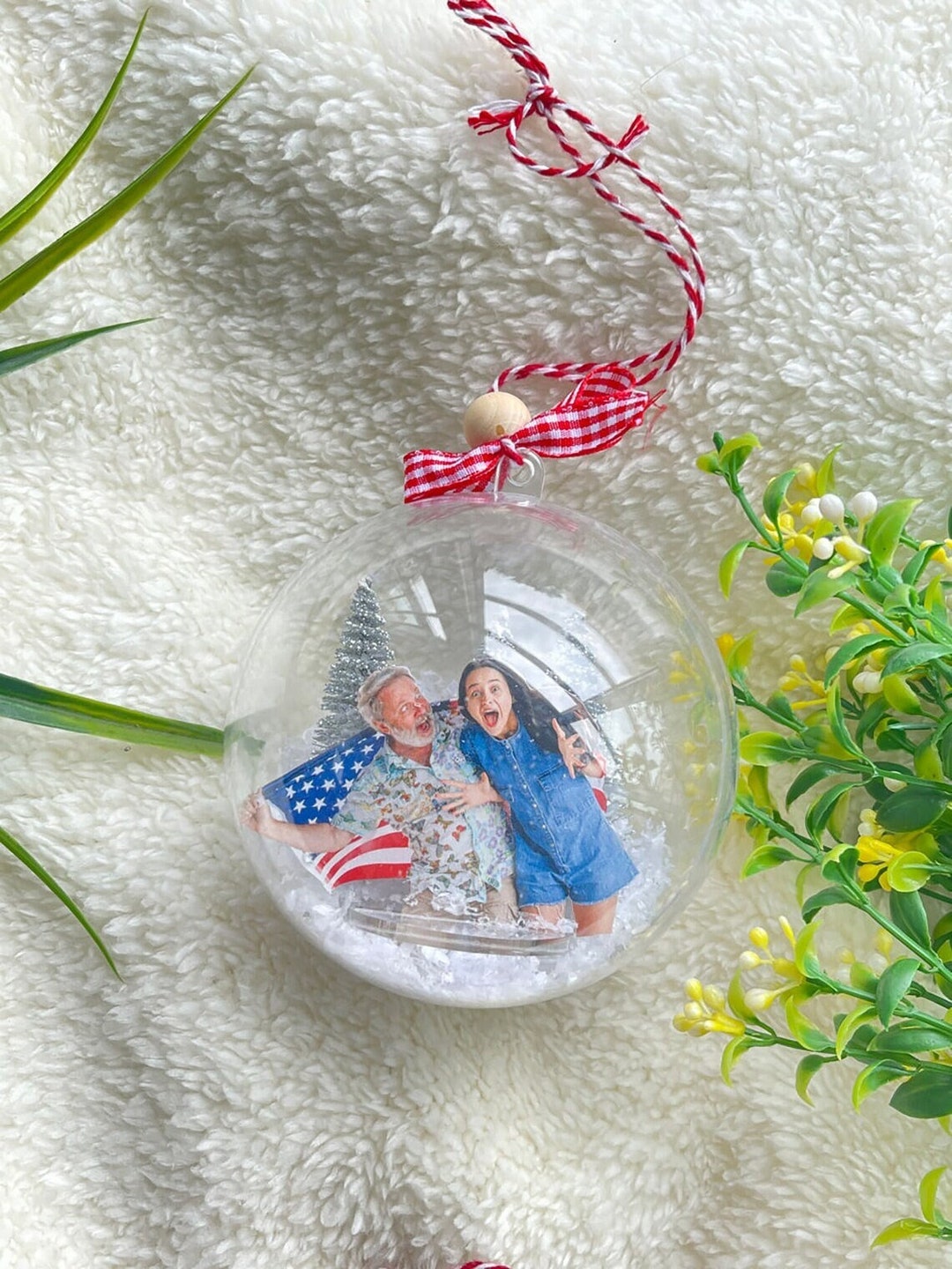 Acrylic Ornament, Custom Photo Christmas Ornament, Custom Pet Ornament ...