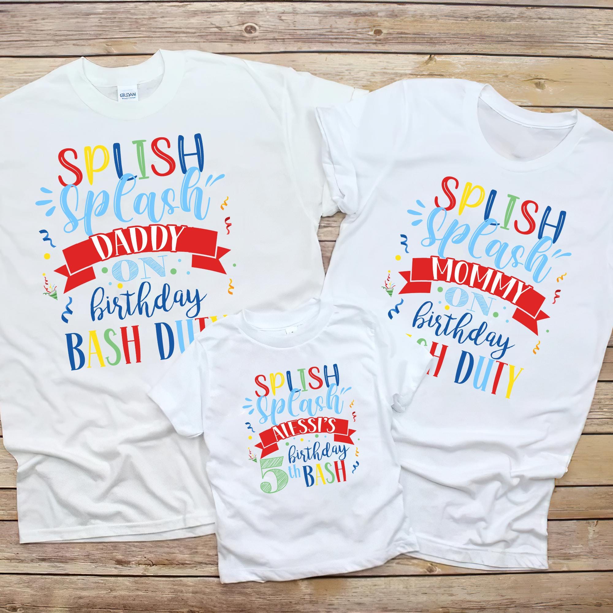 Personalized Pool Party Shirt, Summer Birthday Party, Pool Party Apparel, Swimming Outfit, Summer Tee, Vacation Outfit, Pool Swim Party Tee