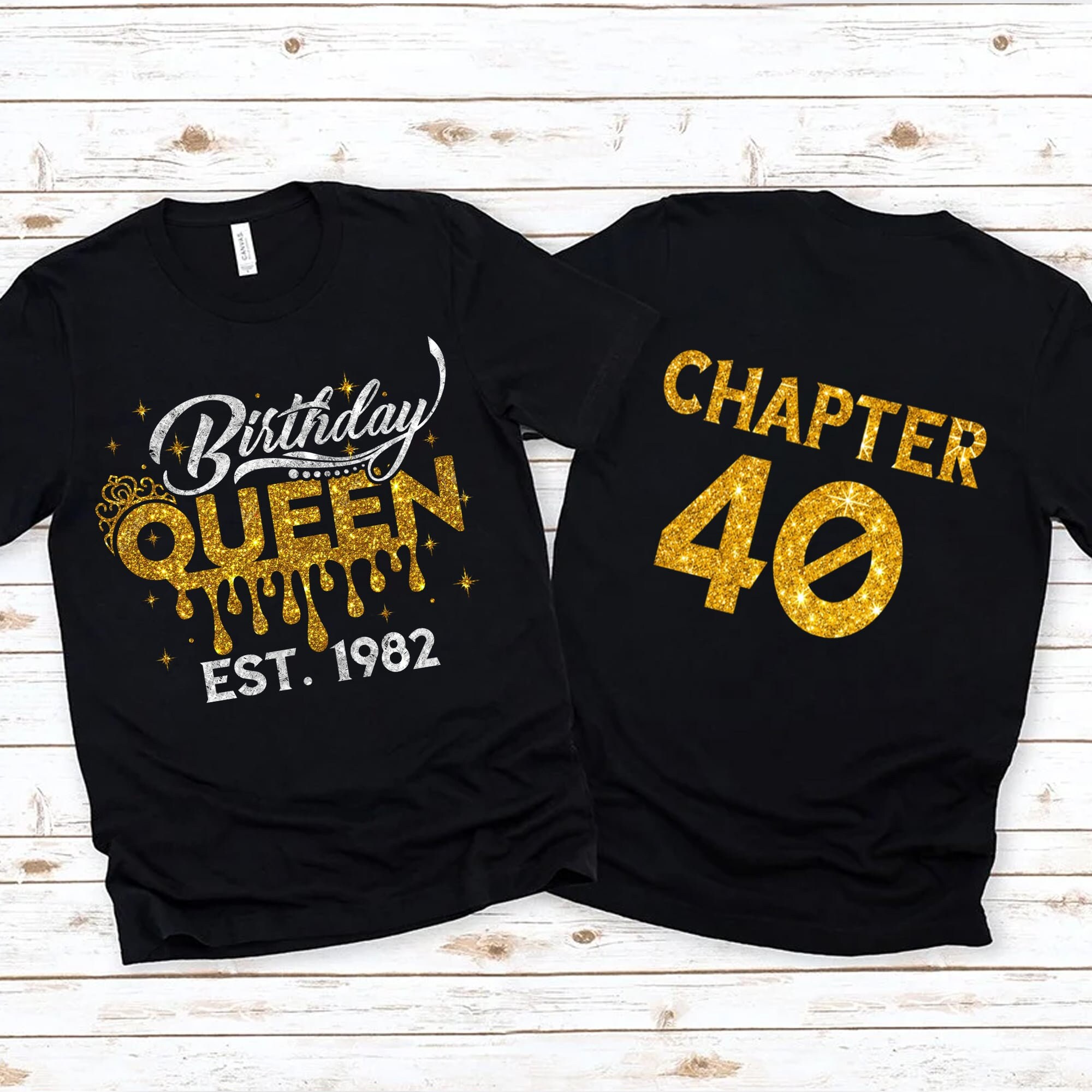 Queens Are Born In April 1982 37th Birthday Women T-Shirt Queens Are Born In April 1982 37th Birthday Women T-Shirt