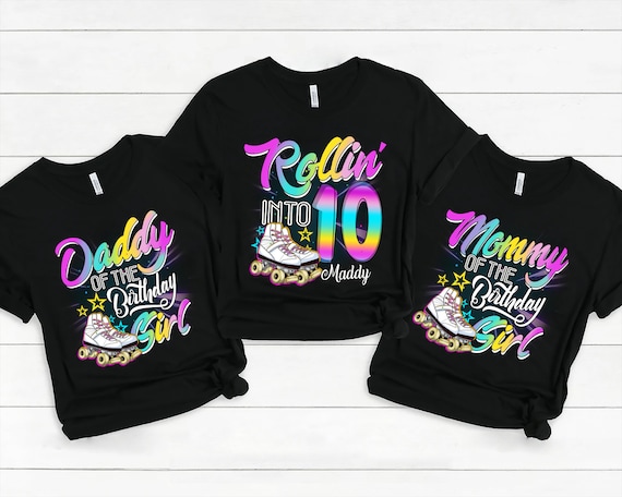 Personalized Skate Birthday Shirt, Rolling Skates, Skating Birthday Shirt, Roller Skate Outfit, Roller Skating Birthday,Roller Skating Shirt