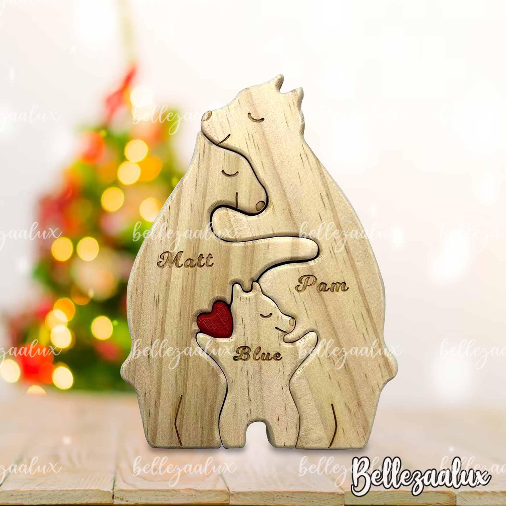 Cadeaux de Noël Flywake pour enfants adultes, offrez tout ! Cadeau animal  de morceaux de forme unique de puzzle en bois pour des adultes et des  enfants 5mm profondément 