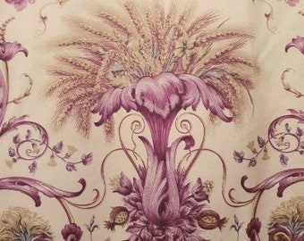 E. BRAUN & CO - Vintage Heavy Silk Scarf. Baroque Designed