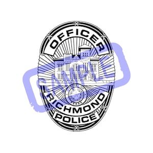 Richmond Police Badge – Digital Download (svg, png jpg, pdf, DXF, AI, EPS)