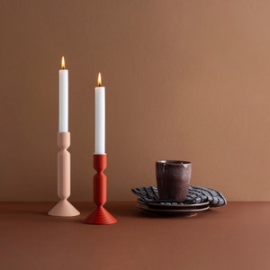 Earth Tones candle holder 98% recycled (rPLA)