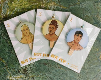 Boy-Pop Keychains