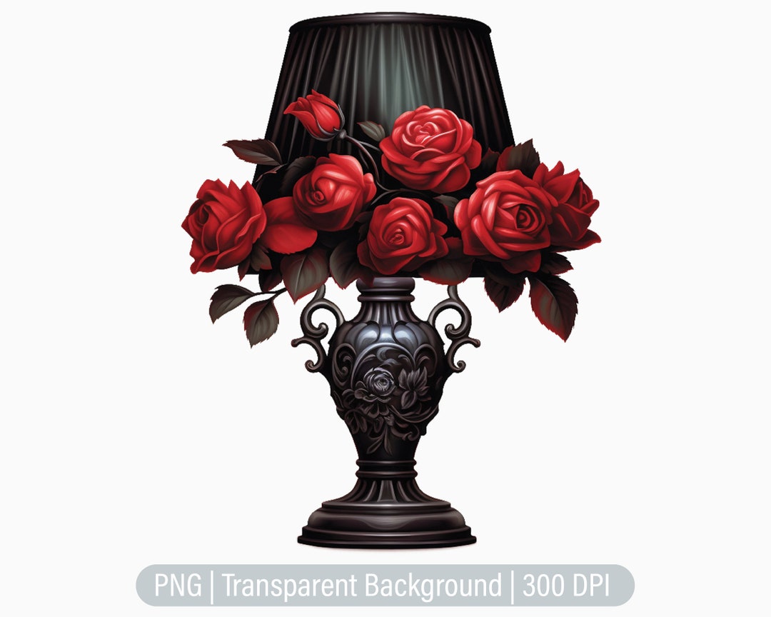 Gothic Lamp Vector Gothic Lamp Clipart, Gothic Antique Clipart, Vintage, Junk Journals ...