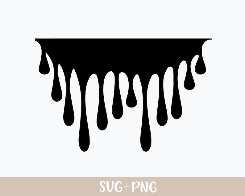 Dripping SVG Cricut Silhouette Melting SVG Dripping Honey - Etsy Hong Kong