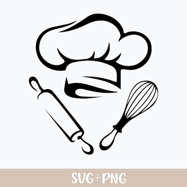 Baking SVG, Baker svg, chef svg, kitchen svg, cooking svg, baking utensils svg, baking cut files, baking png, cooking png, kitchen png, food