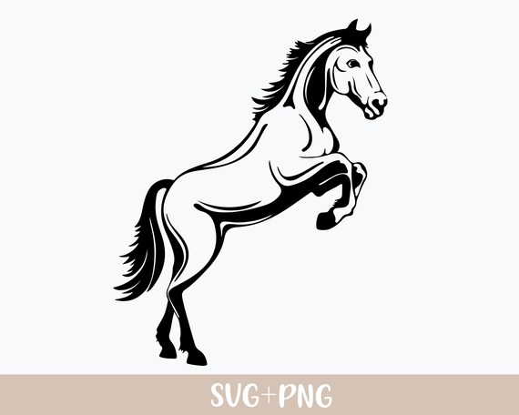 Running Horse Clipart Black And White