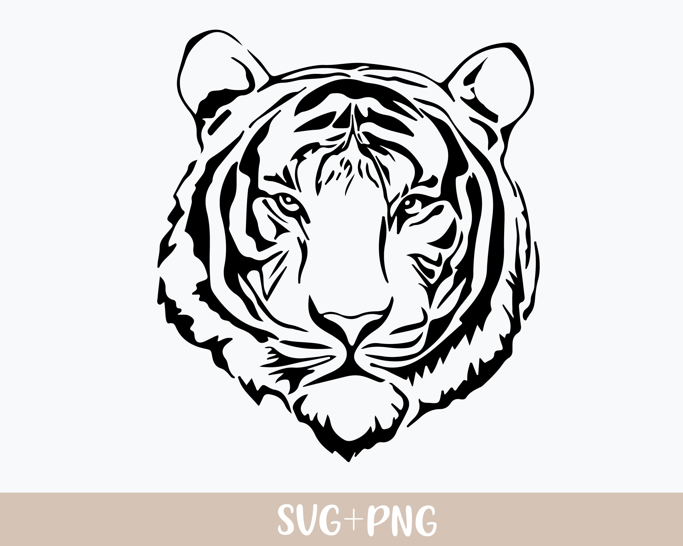 Tiger Svg Tiger Png Tiger Printable Tiger Clipart Tiger Etsy