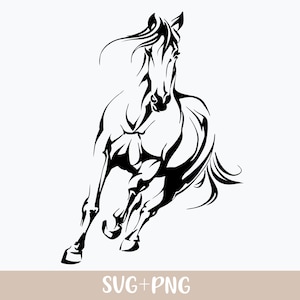 Horse SVG, Horse png, running horse svg, Laser Engraving File, farm horse svg, horse silhouette, horse printable, Laser Cutting File