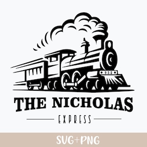 Custom Train svg & png , train png, vintage train svg, steam train svg, locomotive svg, train cut file