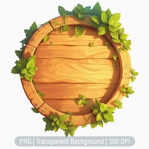Letrero redondo de madera, letrero forestal PNG, granja, superposiciones, diario basura, álbum de recortes, gráfico de sublimación imprimible, uso comercial