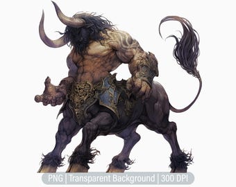 Evil Centaur Clipart, Horseman, Mythical Creatures, Monster PNG, Junk Journal, Scrapbooking, Printable Sublimation Graphics, Commercial Use