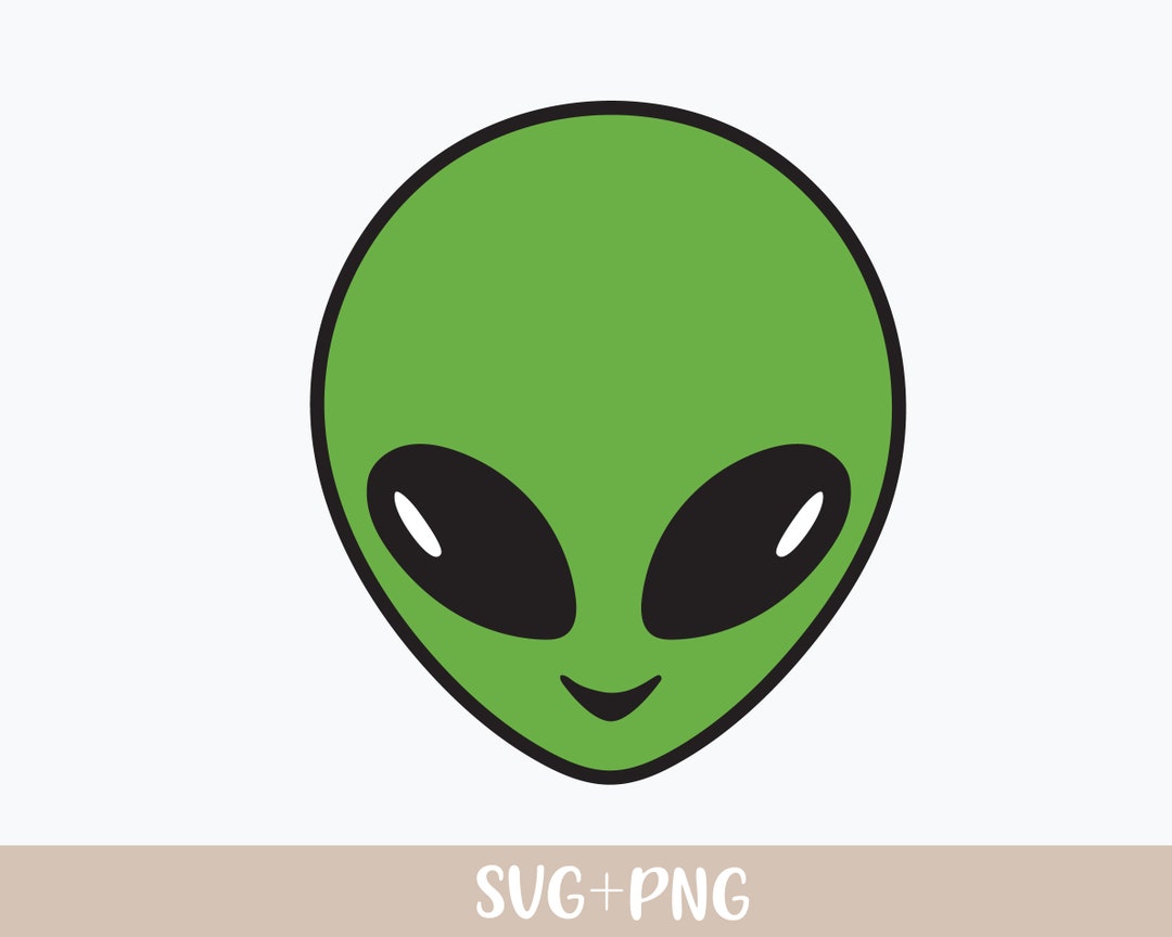 Alien SVG, Alien Png, Alien Face Svg, Alien Head Svg, Alien Vector