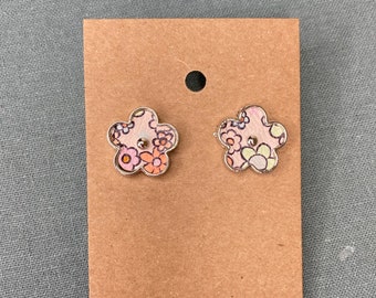 Golden June Yes Floral Earrings