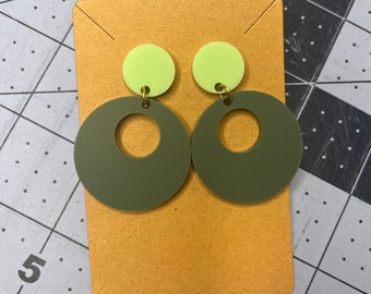 Retro Round Earrings