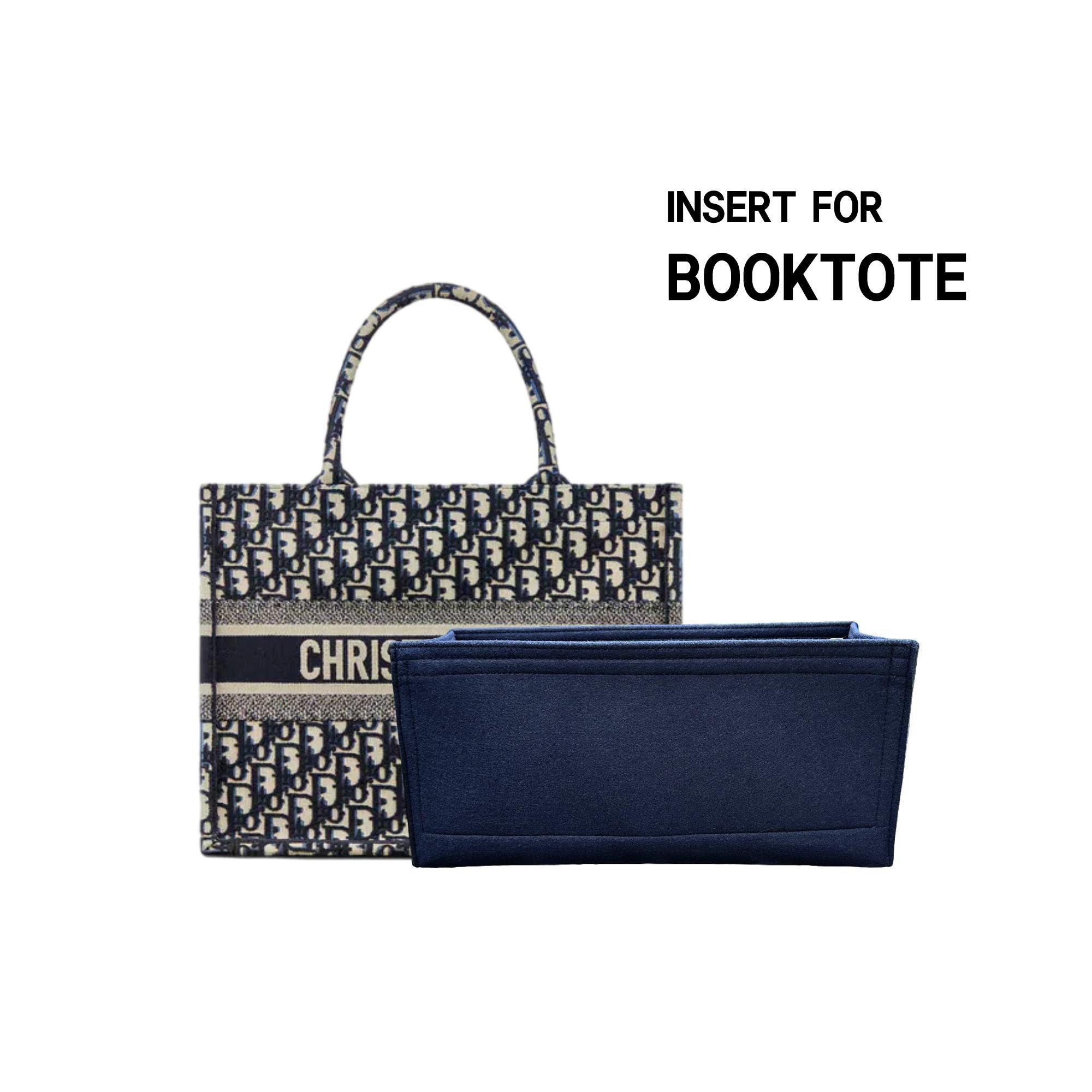 Bag Organizer for Dior Book Tote Large [Detachable Zipper Top Cover] -  Premium Felt (Handmade/20 Colors) : Handmade Products 