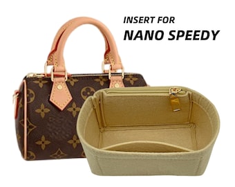 Bag Organizer for nano speedy Bag, Tote Bag Insert & Shaper, Organizer For Handbag Bag, Bag Insert Organizer