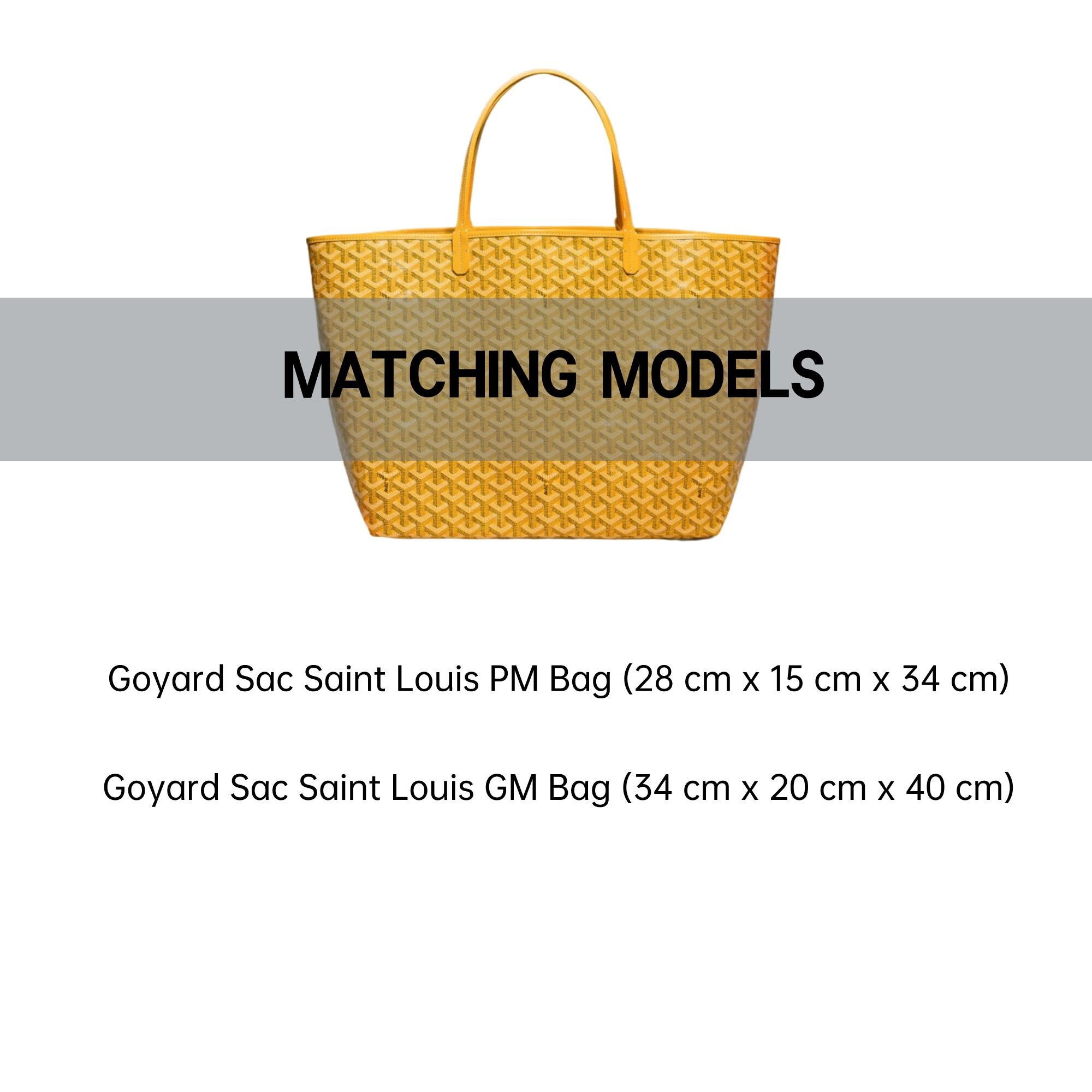 𝐁𝐍𝐂𝐓👜]🧡 Goyard Saint Louis Tote Bag Organizer, Felt Bag In Bag  Customized Organiser