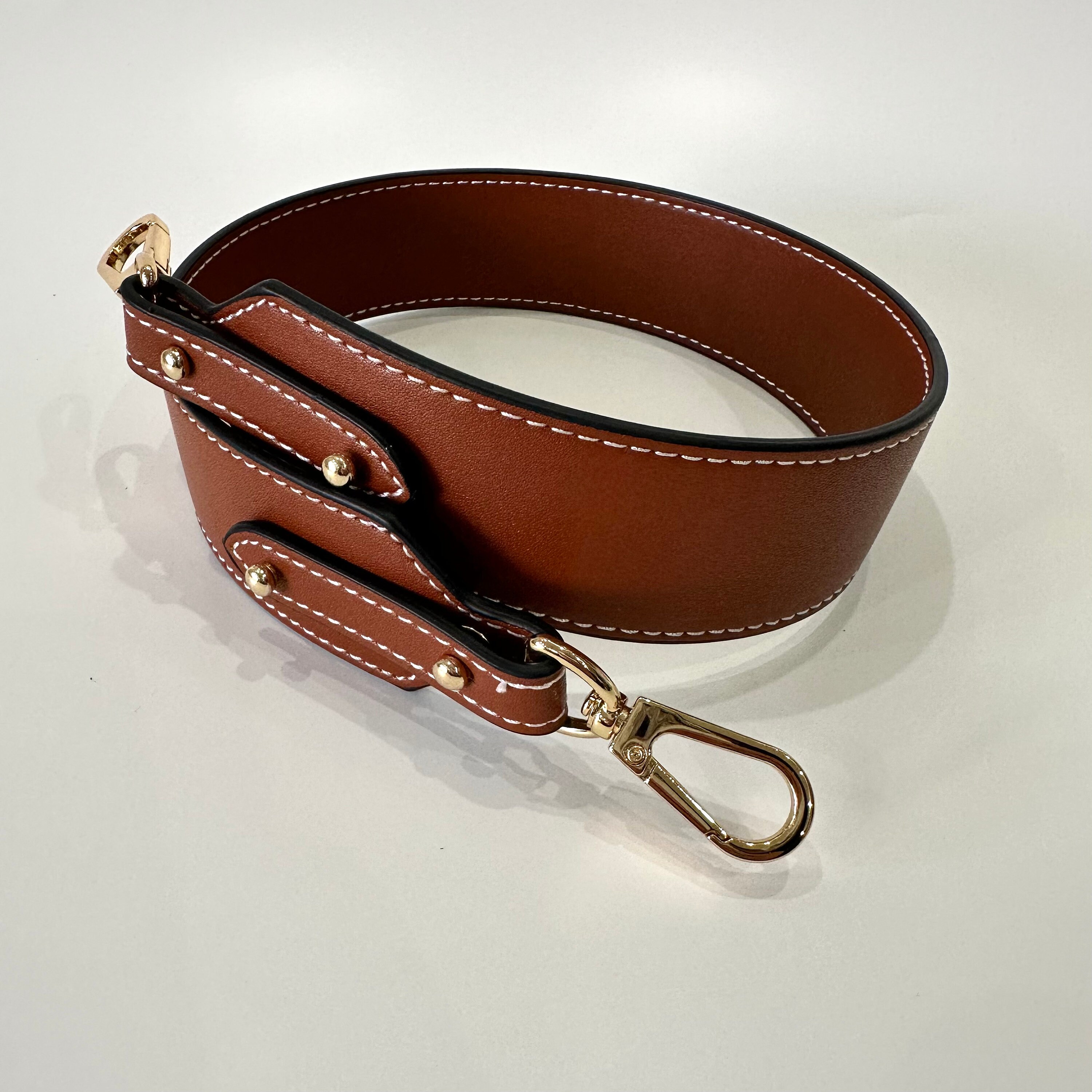 Natural Leather Shoulder Strap Bucket Bag Shoulder Strap TRIOMPHE Accessory Replacement Leather Strap