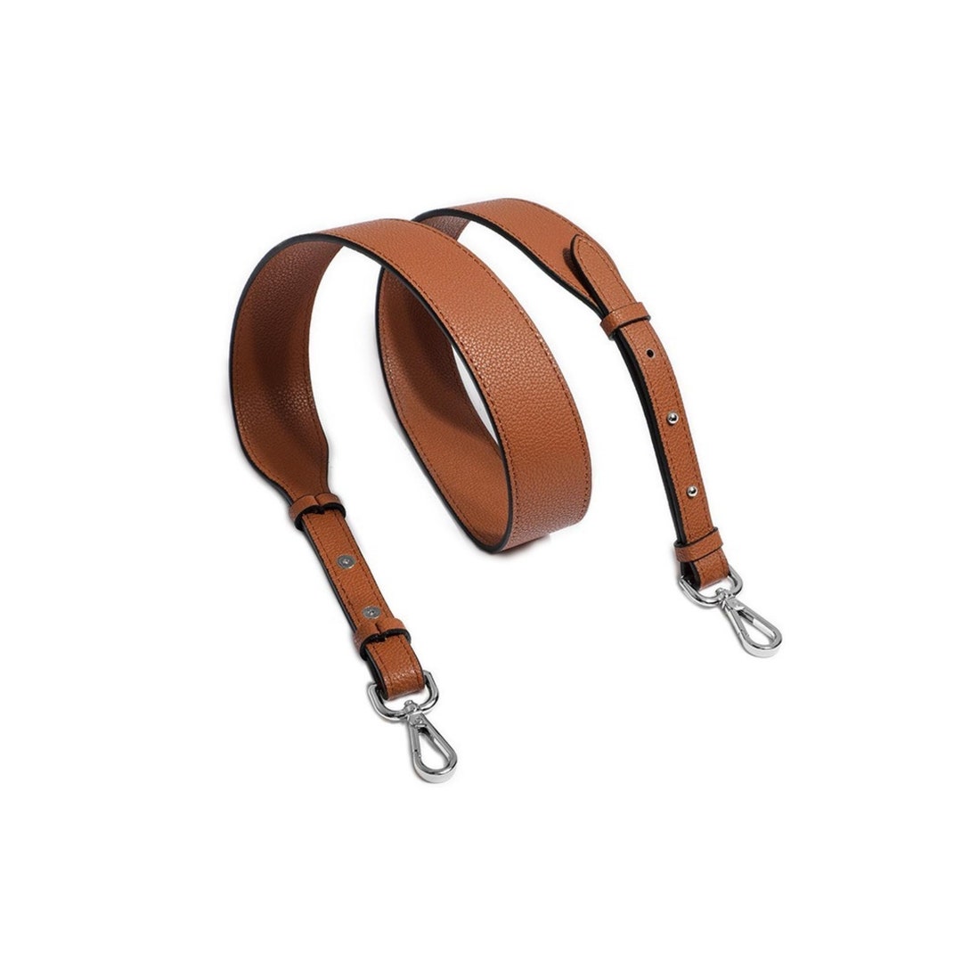 Bucket Leather Strap DIY Crossbody Strap Light Brown Leather Etsy